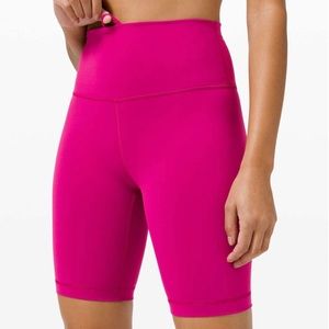 Lululemon Wunder Train 8 inch short - Ripened Raspberry